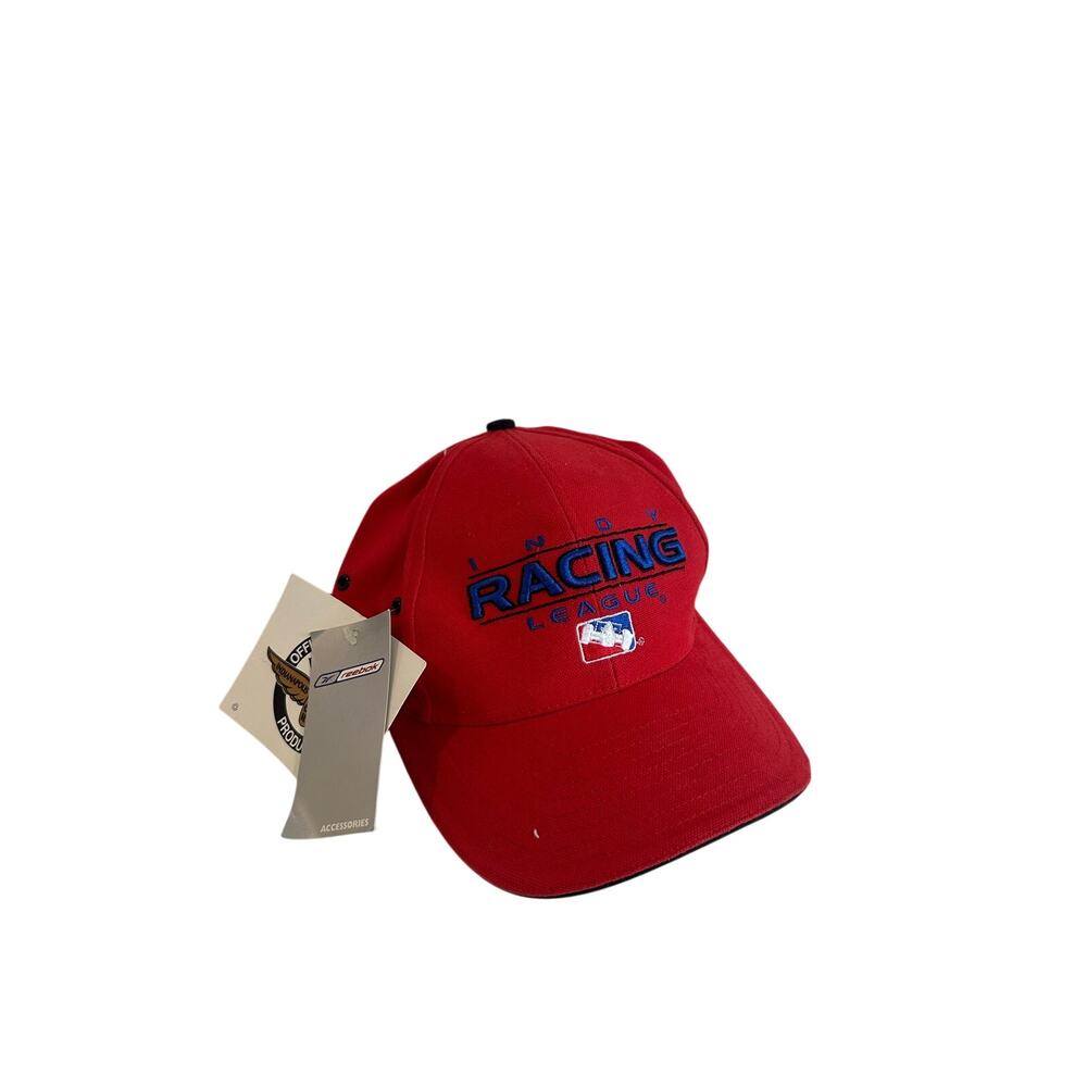 Indy Racing League Vintage NWT Reebok Baseball Cap Red Blue